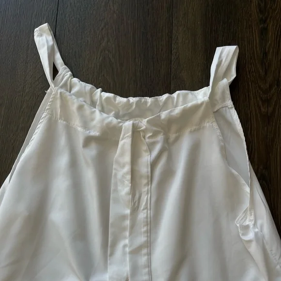 NWOT White Ruffled Tank Top - Picture 3 of 10